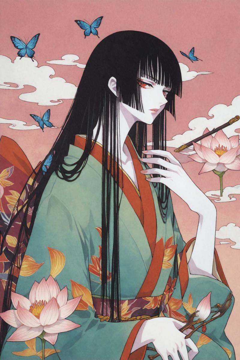 33946-1412917166-score_9,score_8_up,score_7_up,masterpiece,best quality,_xxxHOLiC,_Ichihara Yuko,1girl,black hair,solo,japanese clothes,kiseru,sm.png